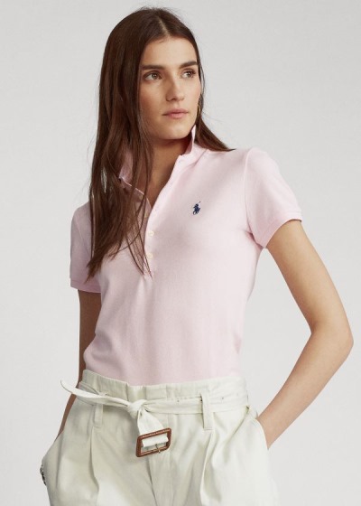 Camisa Polo Polo Ralph Lauren Slim Fit Stretch Mulher 54908-TKSG